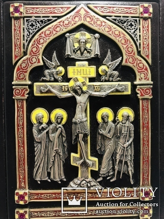 Библия.Серебро 925,эмаль,рубины, фото №4