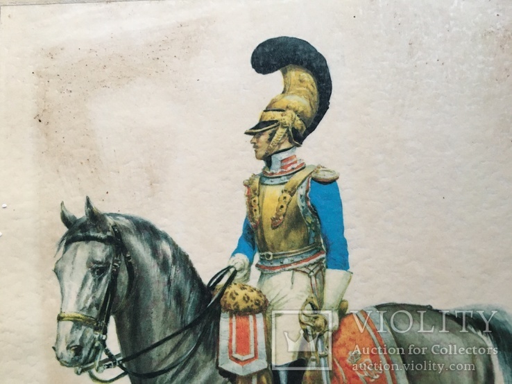 Картинка 220х275 мм, майор конной гвардии, Королевство Бавария, 1814-1825 г, фото №6