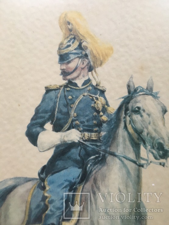 Картинка 270х330 мм, офицер 10-го кавалерийского полка, США, 1880 г, фото №5