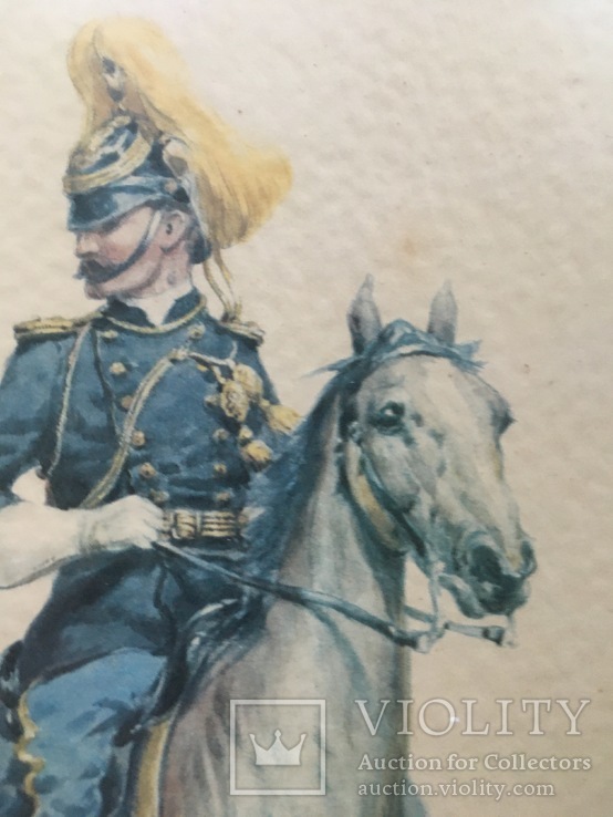 Картинка 270х330 мм, офицер 10-го кавалерийского полка, США, 1880 г, фото №6