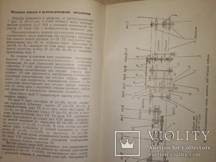 1957 Машины для отсадки Зефира . Кондитерка МинПромПрод СССР общепит, фото №7