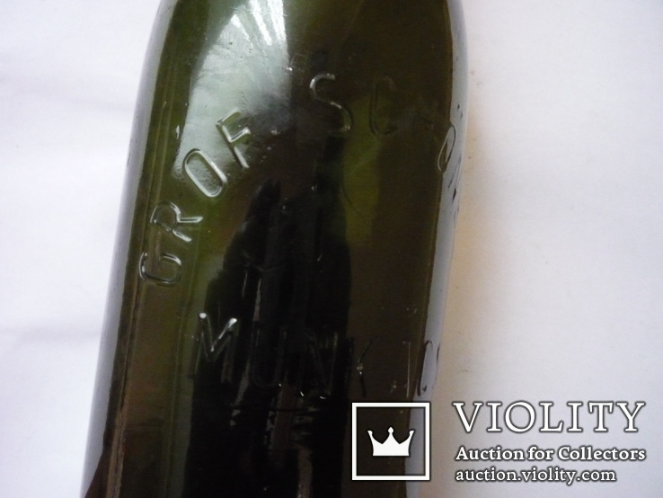 Старая пивная бутылка графа Шенборна Мукачево Австро-Венгрия  -, фото №3