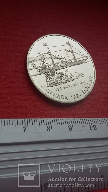 1 $ 1991 года, Канада.Корабль., фото №10