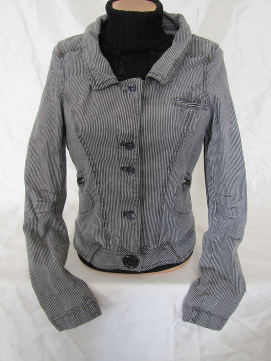 Куртка джинсовая H&amp;M №3  р42-44 (S-M), фото №3