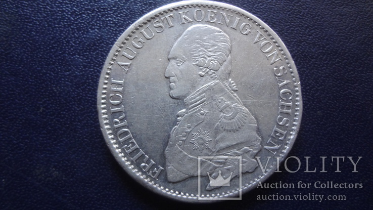 1  талер  1820  Саксония   серебро  (3.3.1)~, фото №2