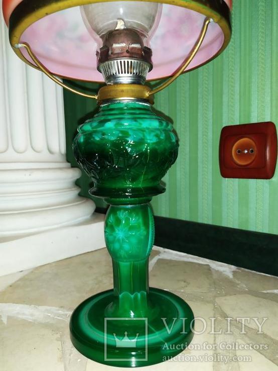 Лампа керосиновая настольная яркая 48 см, фото №3