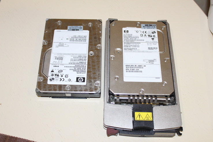 Два жорстких диски HP, 72,8 gb, фото №2