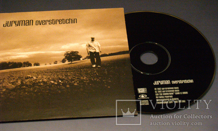 Juryman ‎– Overstretchin CD фирменный сингл, фото №2