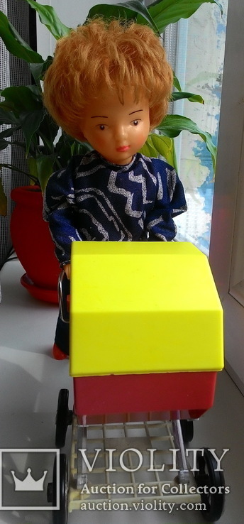 Кукла механическая "Марите" с коляской. СССР, фото №3