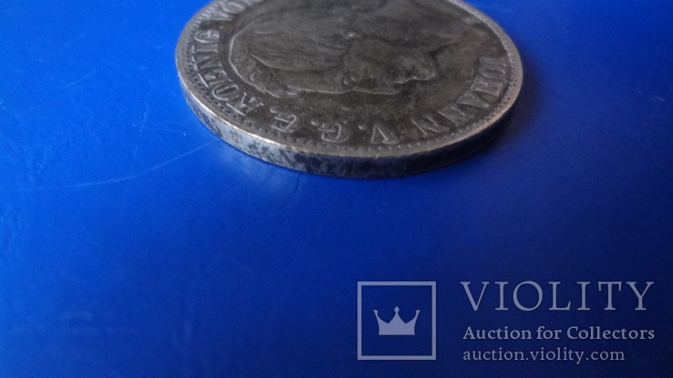 Талер  1857 Саксония  серебро    ($8.2.7)~, фото №5