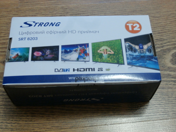Ефірний Т2 тюнер (ресивер) Strong SRT 8203 DVB-T2 IPTV+Офіційна Гарантія 12 місяців, photo number 3