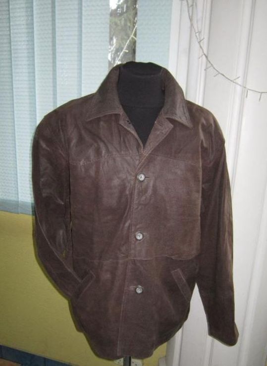 Большая лёгкая кожаная мужская куртка BLEND of AMERICA. Дания. Лот 839, numer zdjęcia 2