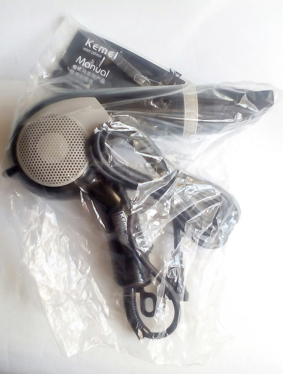 Профессиональный фен для сушки и укладки волос 2 в 1 мощностью 3000 В, фото №6
