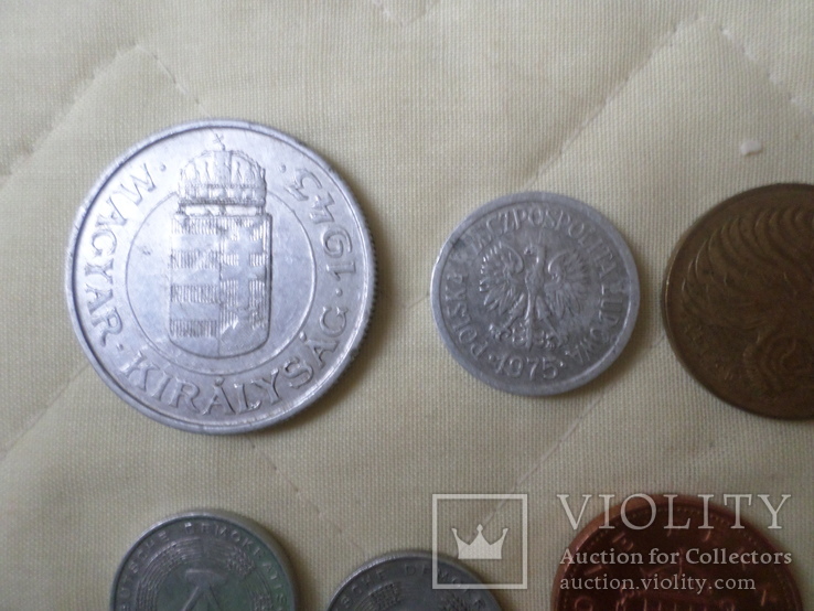 9 монет разных стран и времен., фото №8