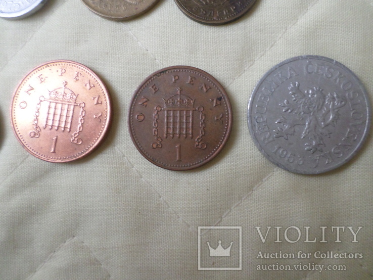 9 монет разных стран и времен., фото №11