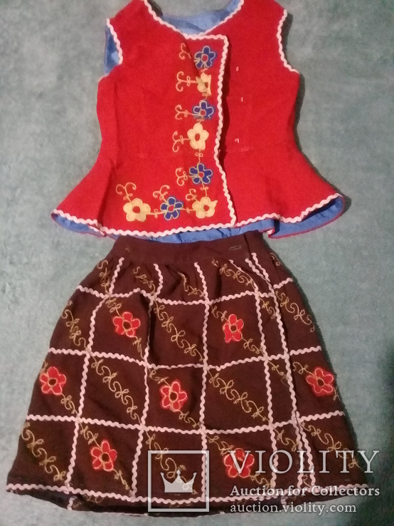 Украинский костюм для девочки 60х, фото №2