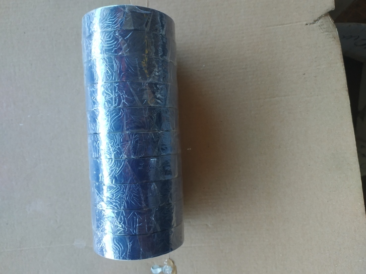 Изолента синяя MASTER TOOL 10 м ( 10 шт в лоте ), фото №3