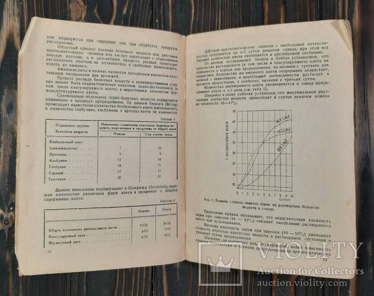 1938 Приготовление 6-7 дневного ячменного солода, фото №5