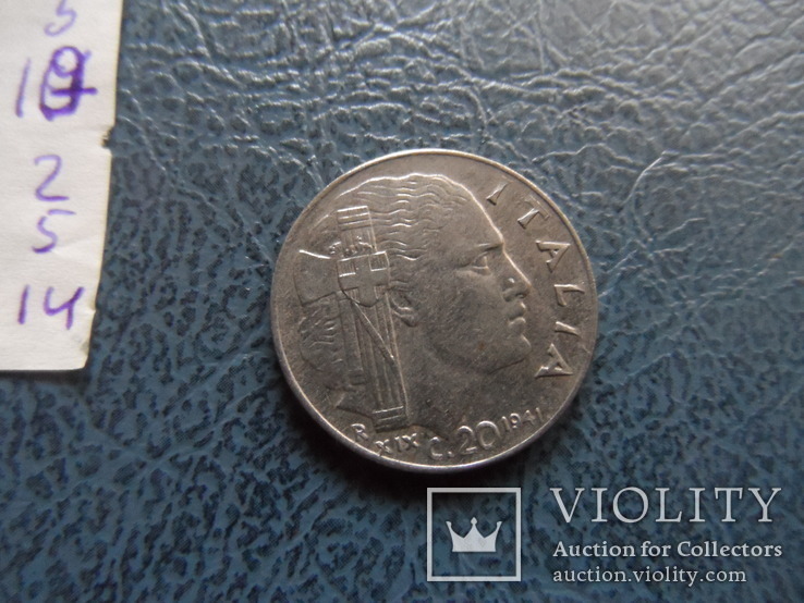20 чентезим 1941 Италия ($2.5.14)~, фото №4