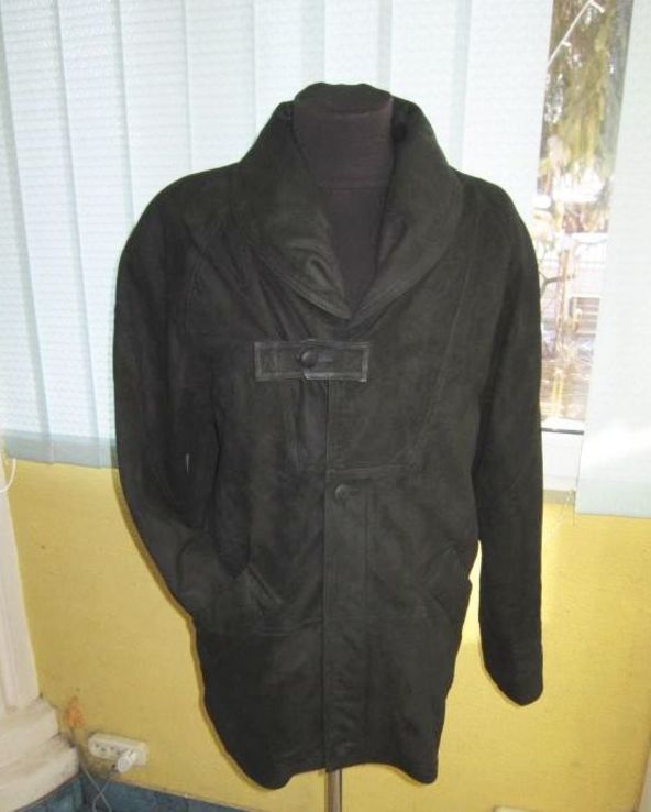 Большая мужская кожаная куртка ECHTES LEDER. Германия. Лот 842, фото №2