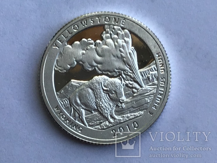 25 центов сша 2010 года. Серебро