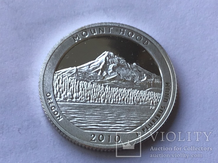 25 центов сша 2010 года. Серебро, фото №2