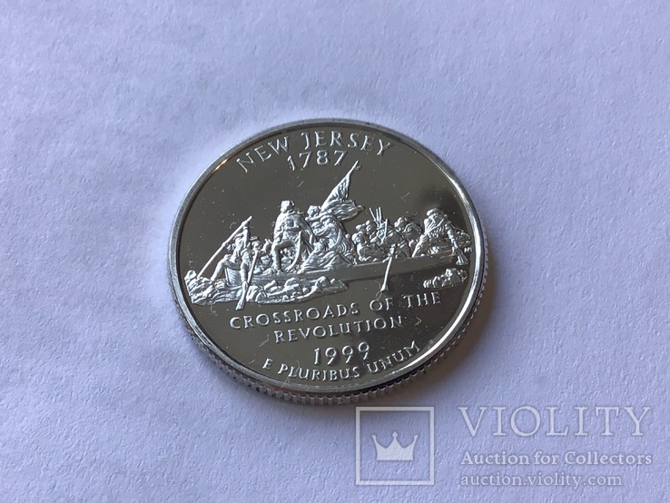 25 центов сша 1999 года. Серебро, фото №5