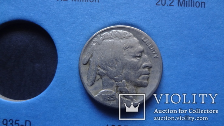 5 центов 1935 S США, фото №3