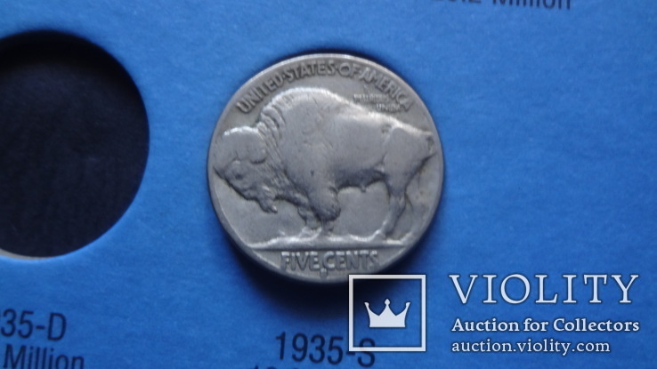 5 центов 1935 S США, фото №5