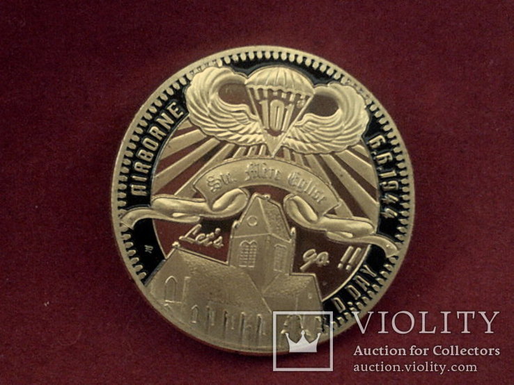 Медаль жетон - 101-я дивизия US.Army, фото №4