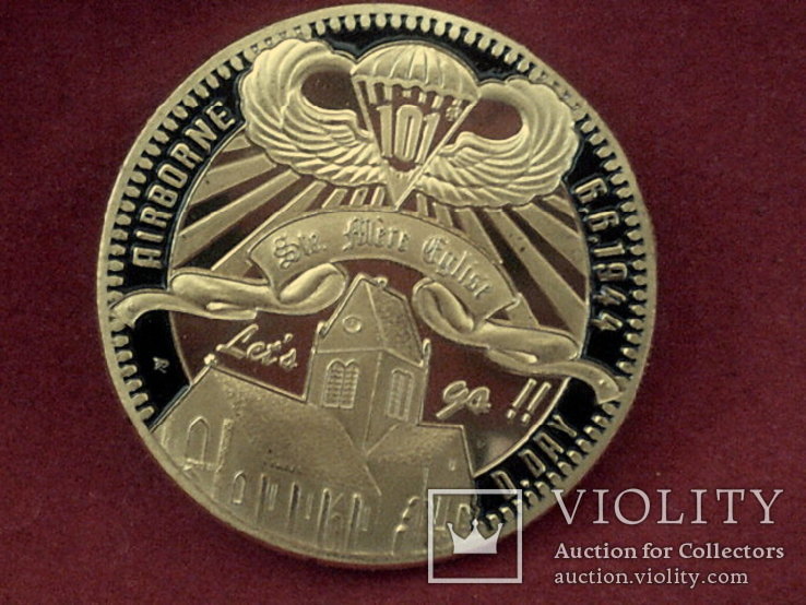 Медаль жетон - 101-я дивизия US.Army, фото №5
