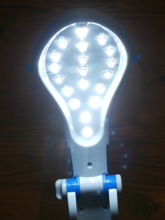 Настольная лампа Светильник Yajia YJ-5823,19LED со встроенный аккумулятор 800 mAh, фото №6