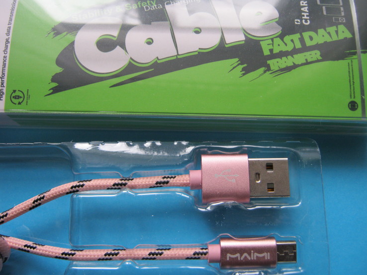 Кабель USB - micro USB в оплетке, numer zdjęcia 2