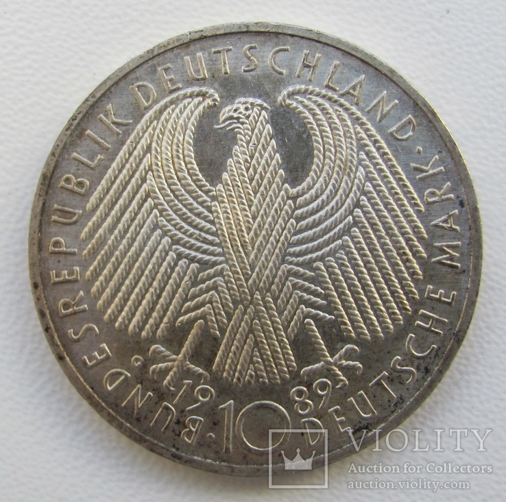 10 марок 1989 года. 40 лет ФРГ.