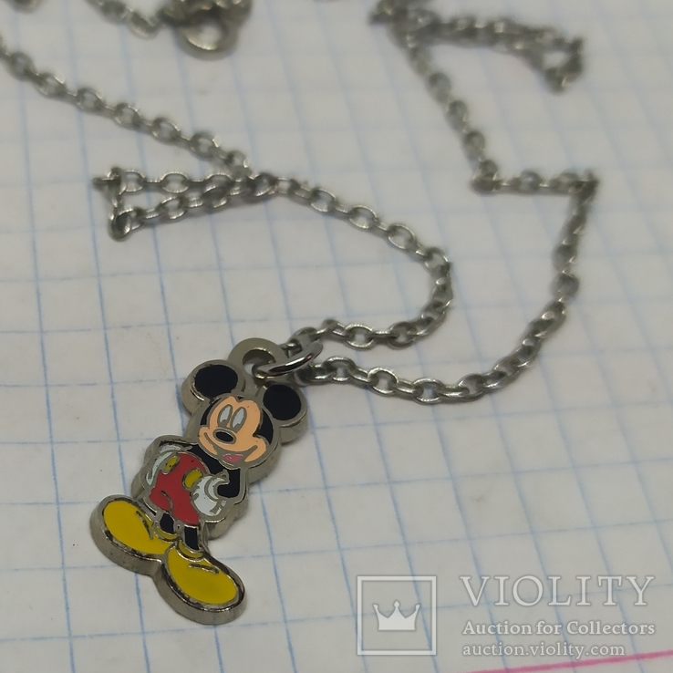 Кулон Микки Маус Mickey Mouse на цепочке, фото №2