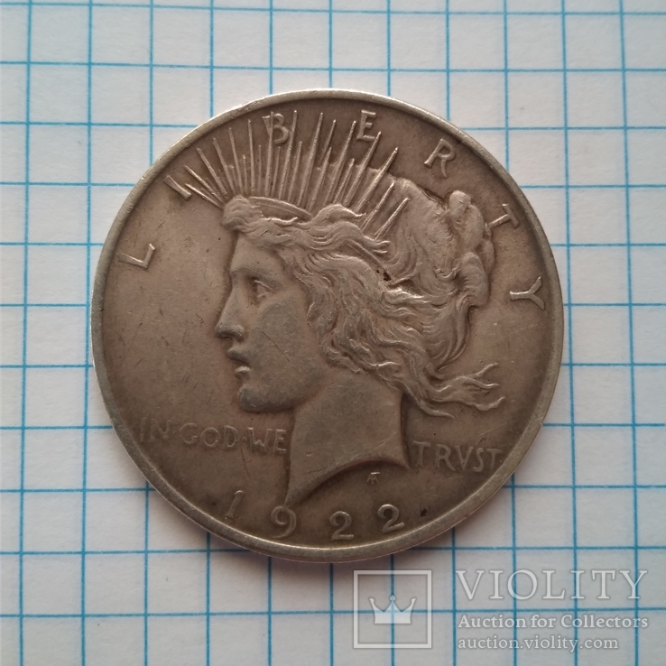 1 долар 1922 р. США