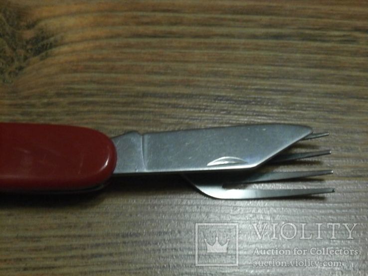 Туристический набор 6в1 нож,вилка,нож,штопор,открывалка,шило, фото №4