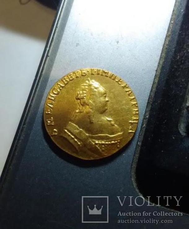 Червонец 1752 НОЯБ: 3 Андрей первозванный копия монеты, фото №2