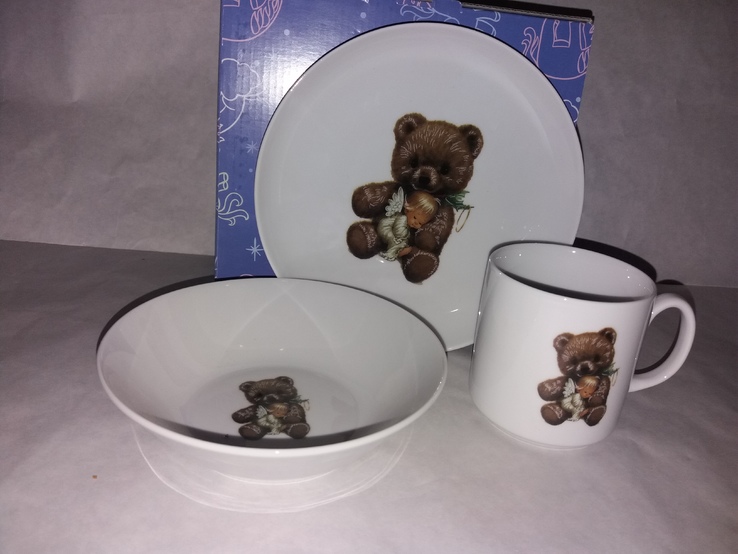 Детский набор посуды Cmielow Teddy Bear 3пр