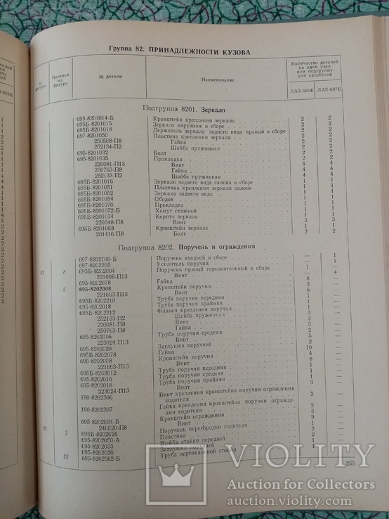 Каталог зап.частей Автобусов ЛАЗ-695е Львов и ЛАЗ-697е Турист 1965г .т 3200экз, фото №10