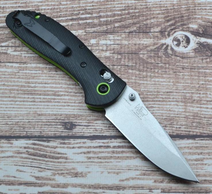 Нож Benchmade Griptilian 551-1 Custom Black реплика, photo number 3