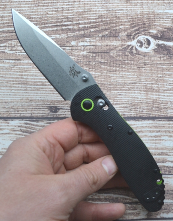 Нож Benchmade Griptilian 551-1 Custom Black реплика, photo number 5