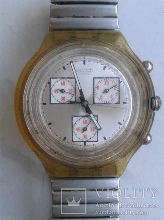 Часы Swatch Swiss. Швейцария. Хронограф