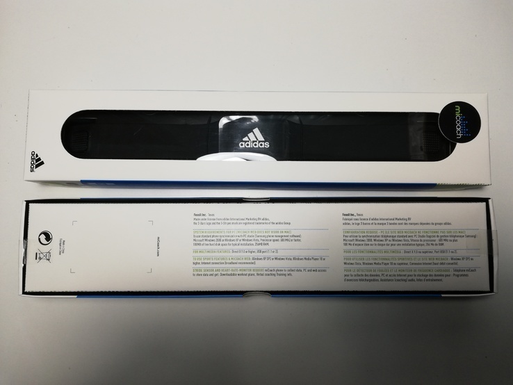 5 Нагрудных датчиков пульса Adidas Micoach Новые + 5 штук Датчиков шага (всего 10 шт)(2), photo number 7