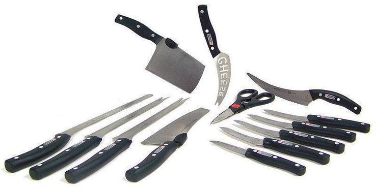 Набор профессиональных кухонных ножей Miracle Blade 13 в 1, numer zdjęcia 7