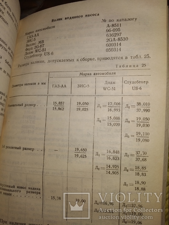 1947 Техусловия на ремонт ,сборку,испытания - Газ АА ЗиС 5 Виллис Форд Додж Студебекер, фото №10