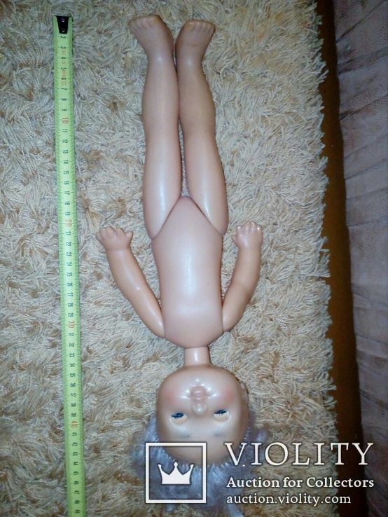 Кукла 45 см на резинках времен СССР, фото №4