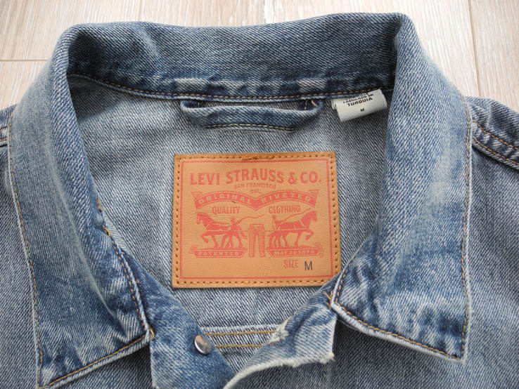 Куртка джинсовая Levis р. L ( НОВОЕ ), photo number 8