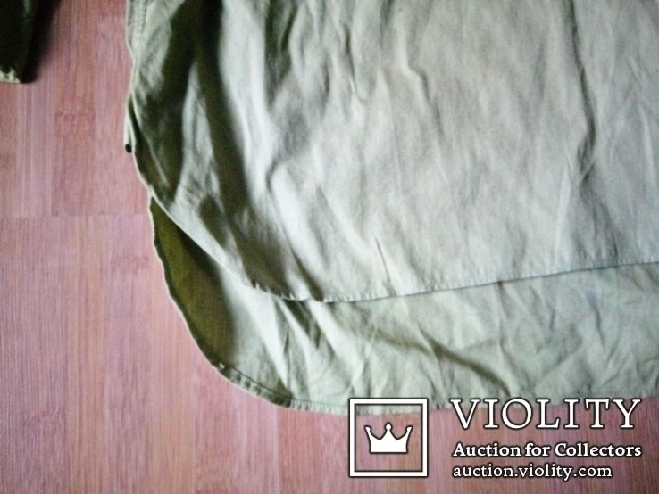 Рубаха офицеров зеленая на 50 годы + сменный воротник, фото №4
