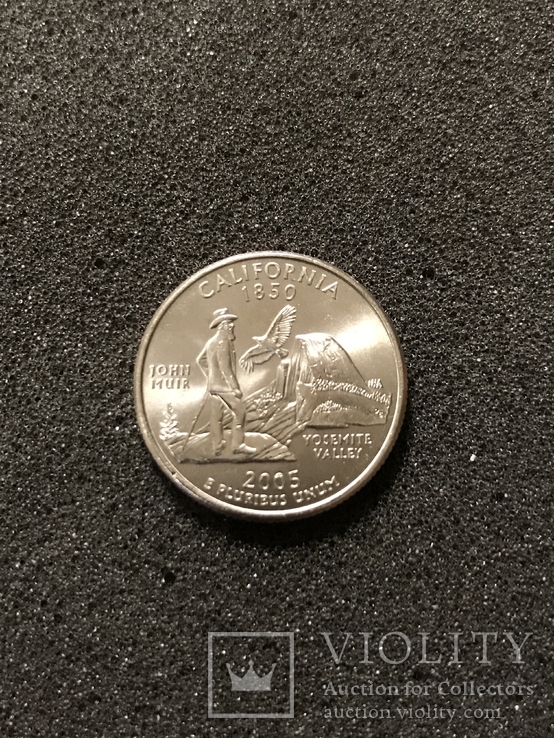25 центов США Калифорния P 2005 год